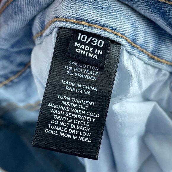 Frye Womens Stevie Wash Jeans Size 10/30 Light Blue Mid-Rise Cropped NWT 3036 - Picture 6 of 12